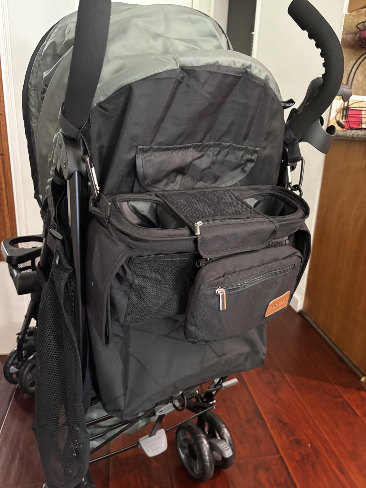 Momcozy Universal Stroller Organizer with Insulated Cup Holder customer photo 2