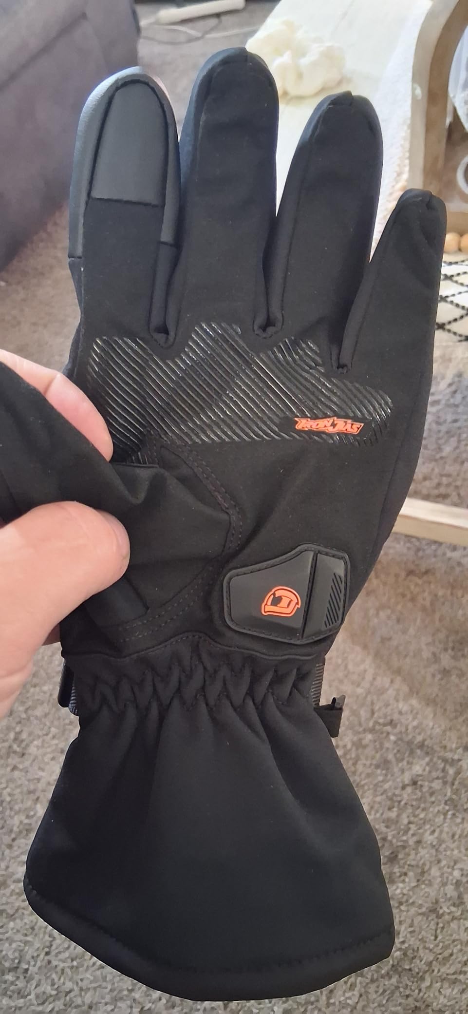 BORLENI Winter Motorcycle Gloves for Men Touchscreen CE Level 1 KP customer photo 2