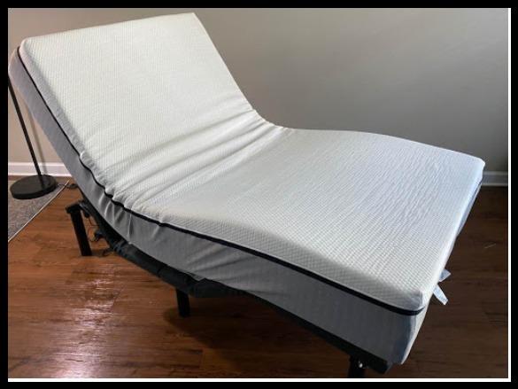 Blissful Nights Full e3 Adjustable Bed Base Frame with Head and Foot Incline, Wireless Remote Control, Easy Assembly, and 10 Year Warranty customer photo 2