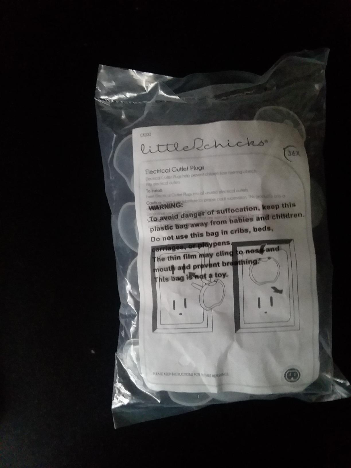 Little Chicks Outlet Plug Covers - Electrical Covers Baby Proofing - 36 Pcs customer photo 2