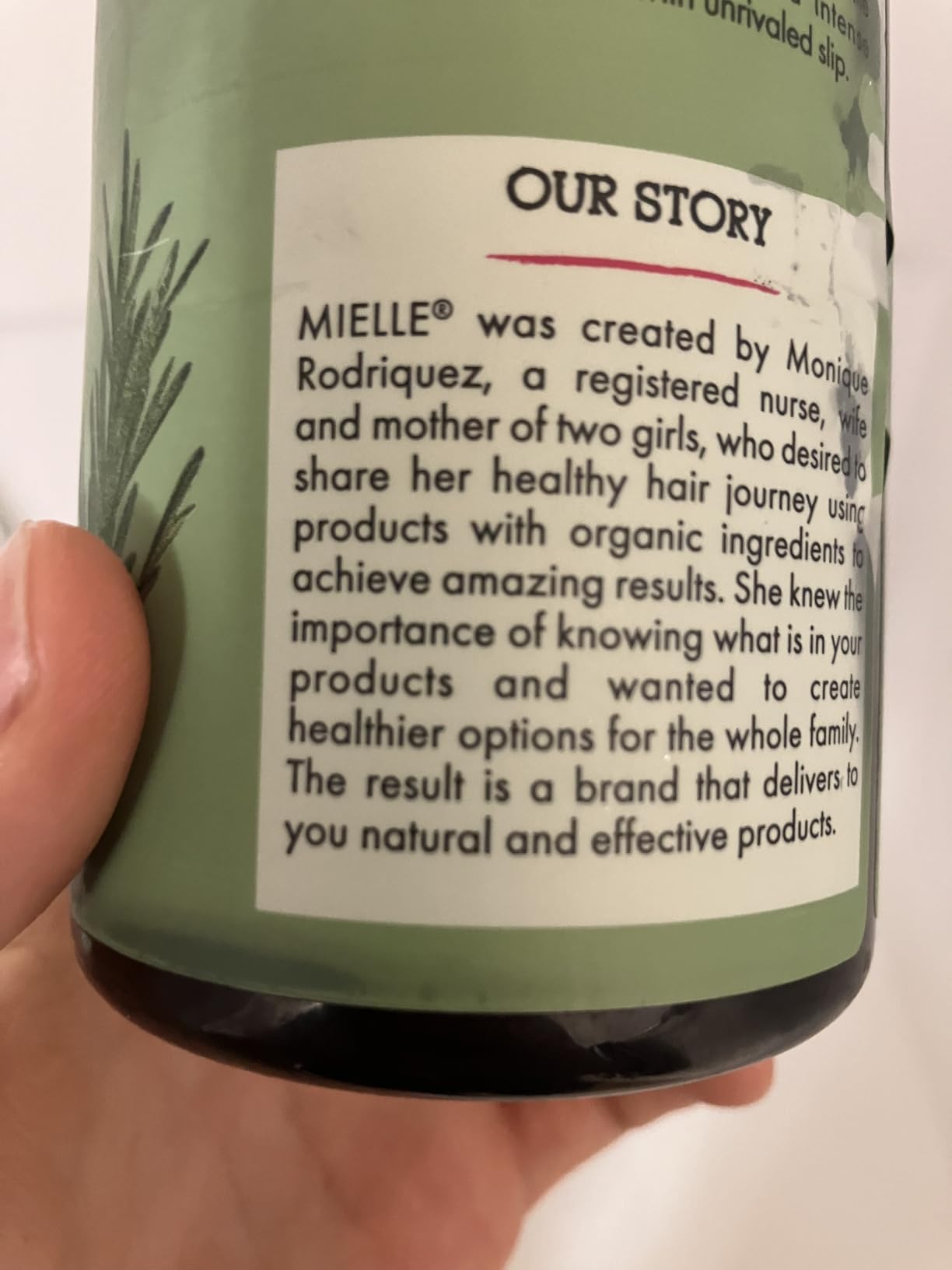 Mielle Organics Rosemary Mint Biotin Strengthening Shampoo, 12 oz customer photo 2