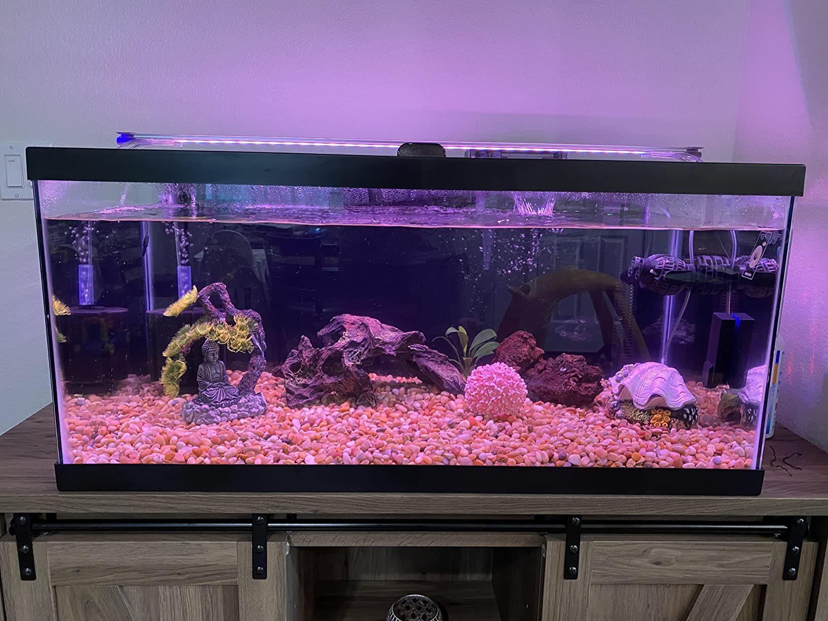 Finnex Planted Plus True 24/7 + HLC Aquarium LED Light, Automated Full Spectrum Fish Tank Light, True 660nm Deep Red Plant LEDs, 30 Inch, (HLC-30) customer photo 2