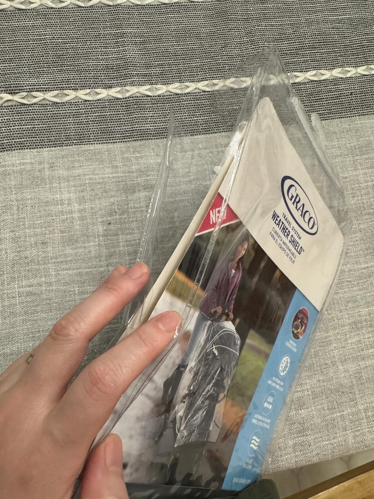 Graco Stroller Rain Cover, Waterproof Windproof Universal Fit with Pocket customer photo 2