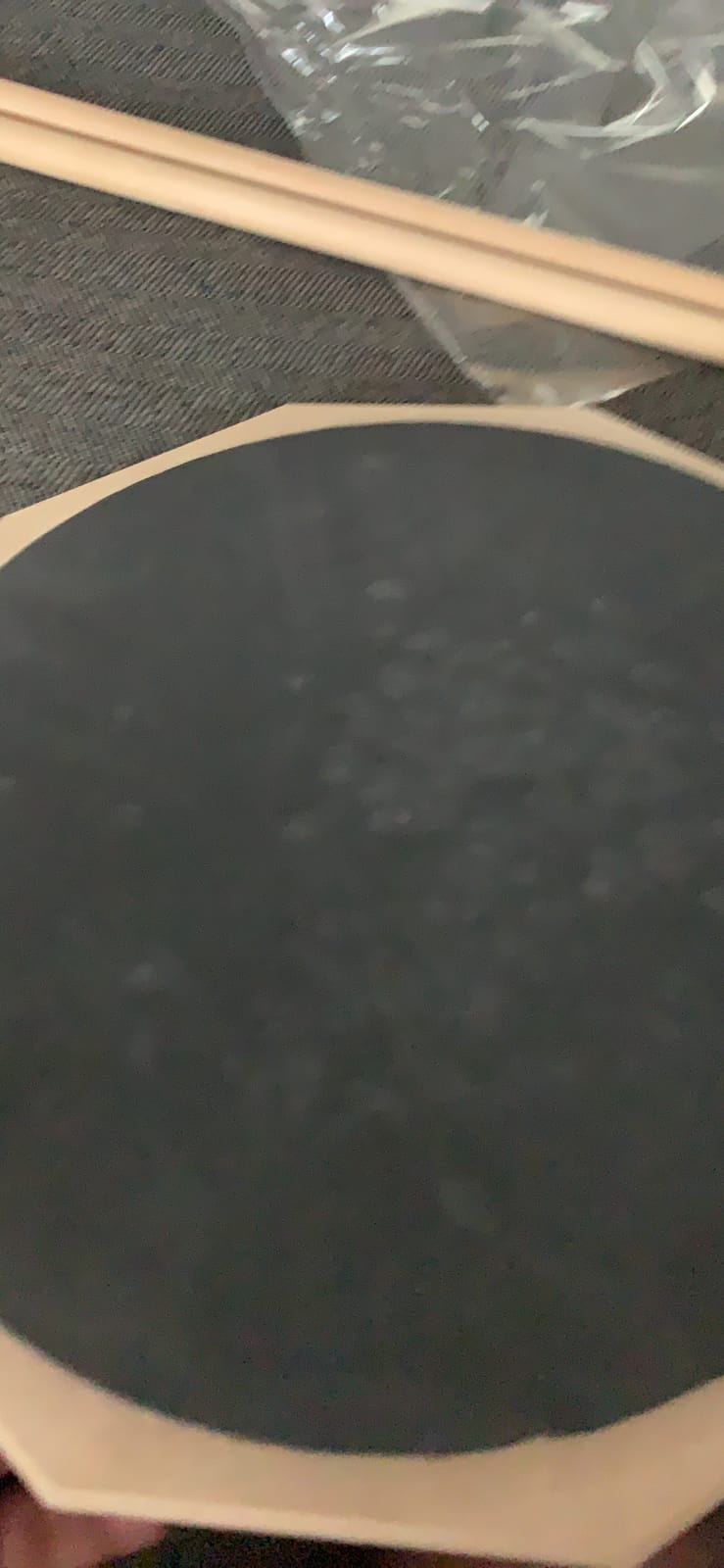 Donner Drum Practice Pad 8 Inches, Silent Practice Drum Pad 2-Sided customer photo 2