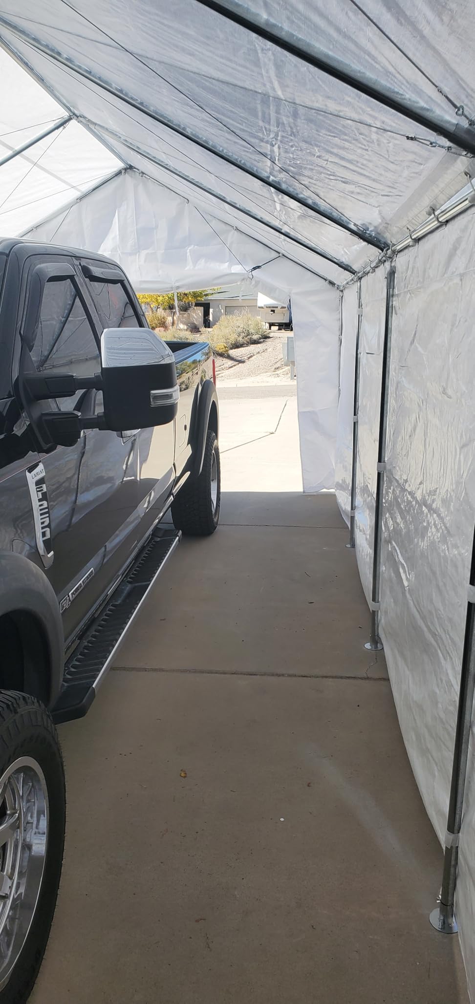Quictent 12x20 ft Carports with Side Zipper Doors customer photo 1