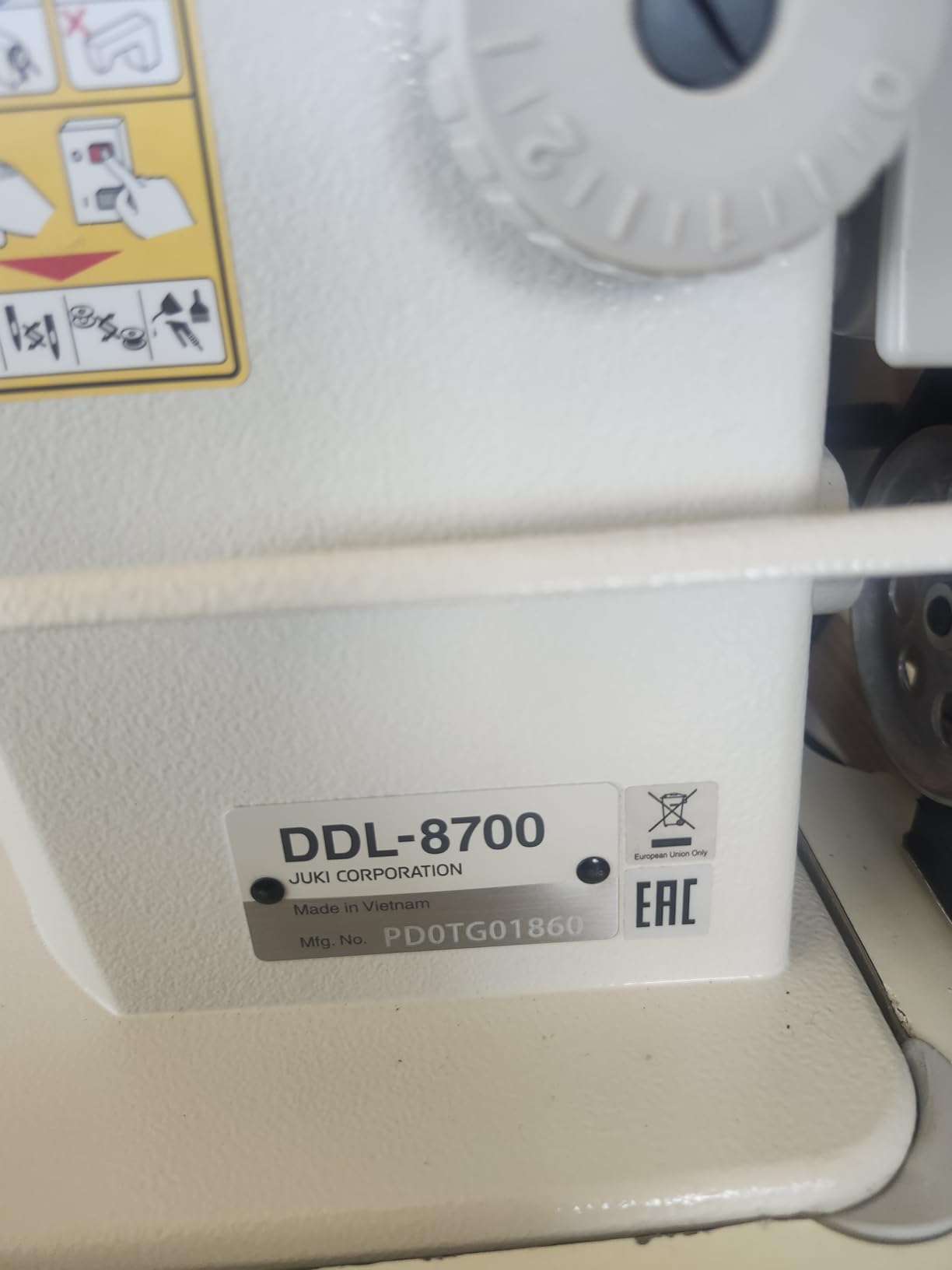 Industrial Sewing Machine Juki DDL-8100 Lockstitch Servo Motor + Table Stand Cut Juki DDL8700 + LED Lamp+ Commercial Grade Sewing Machine customer photo 1