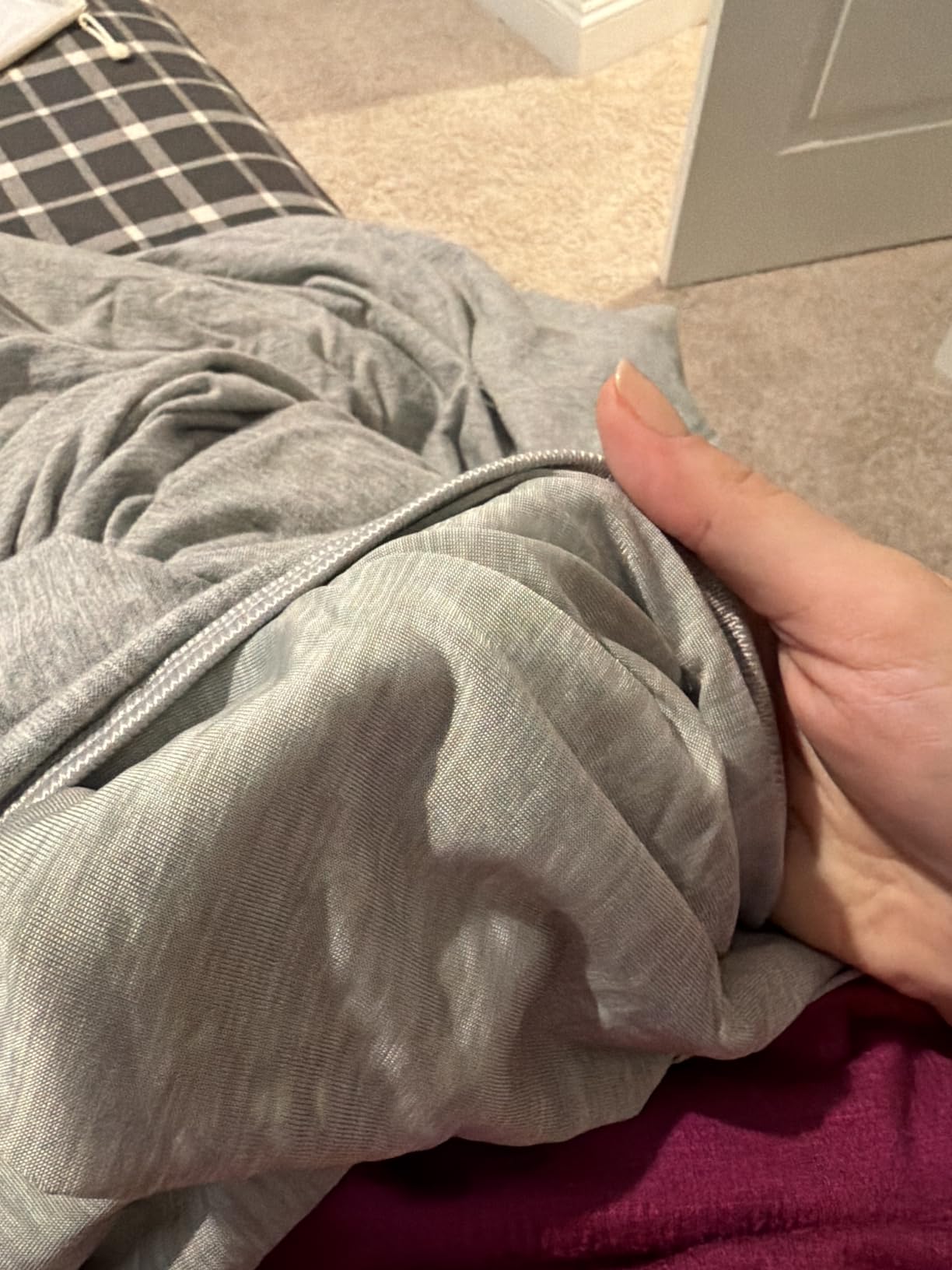 Elegear Double-Sided Cooling Blanket for Hot Sleepers, Queen, Arc-Chill 3.0 customer photo 2