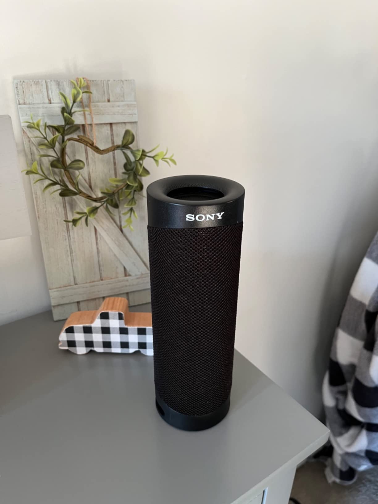 Sony SRS-XB23 EXTRA BASS Wireless Bluetooth Portable Lightweight Travel Speaker, IP67 Waterproof & Durable for Outdoor, 12 Hour Battery, USB Type-C, Removable Strap and Speakerphone, Black customer photo 2
