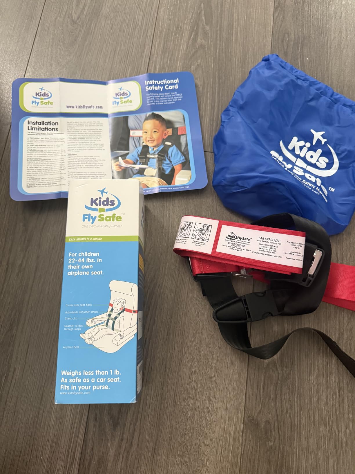 Child Airplane Safety Harness - The Safety Restraint System Will Protect Your Child from Danger. - Airplane Kid Travel Accessory for Aviation Use customer photo 1