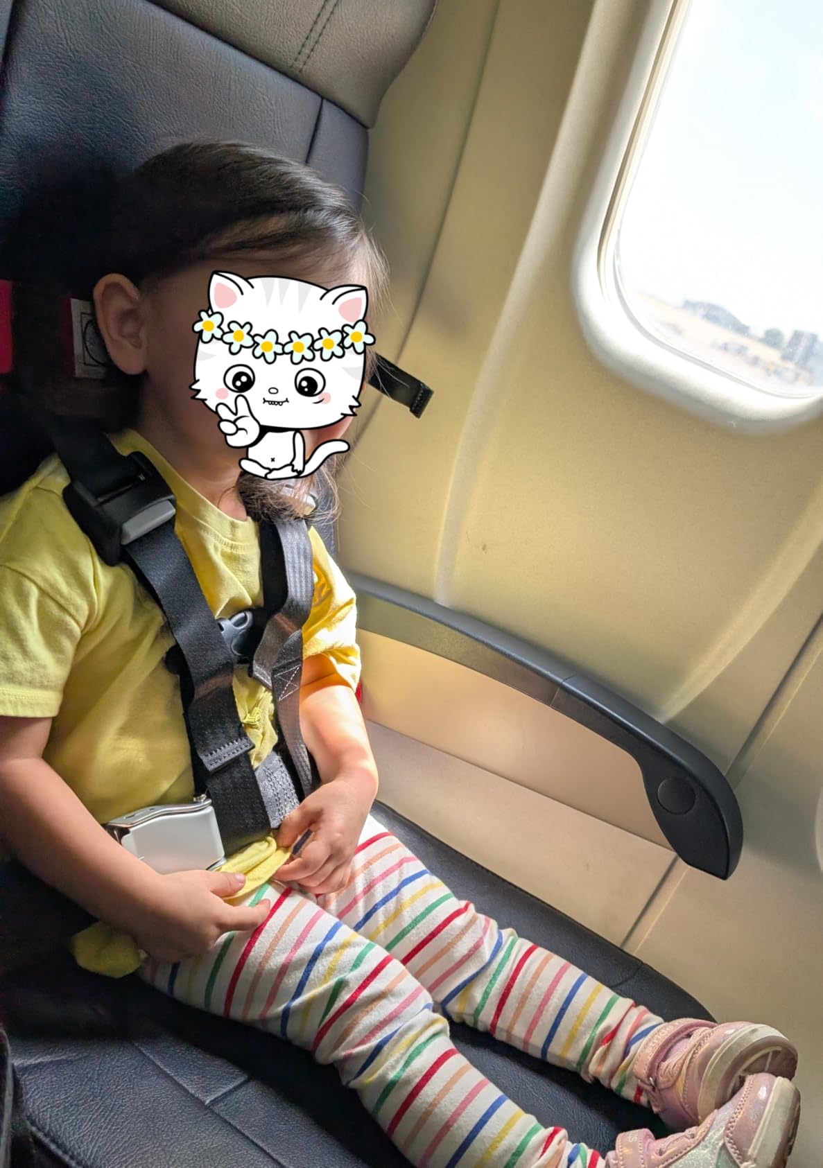 Child Airplane Safety Harness - The Safety Restraint System Will Protect Your Child from Danger. - Airplane Kid Travel Accessory for Aviation Use customer photo 2