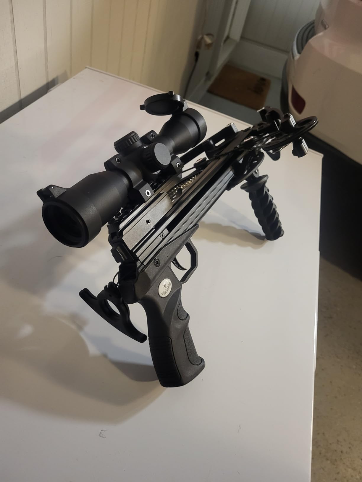 125lbs Draw WT-Mini Striker Pistol Crossbow with 5 Hunting Bolt Pack - Mini Crossbow for Fishing and Hunting Up to 300 fps Target Practice customer photo 2