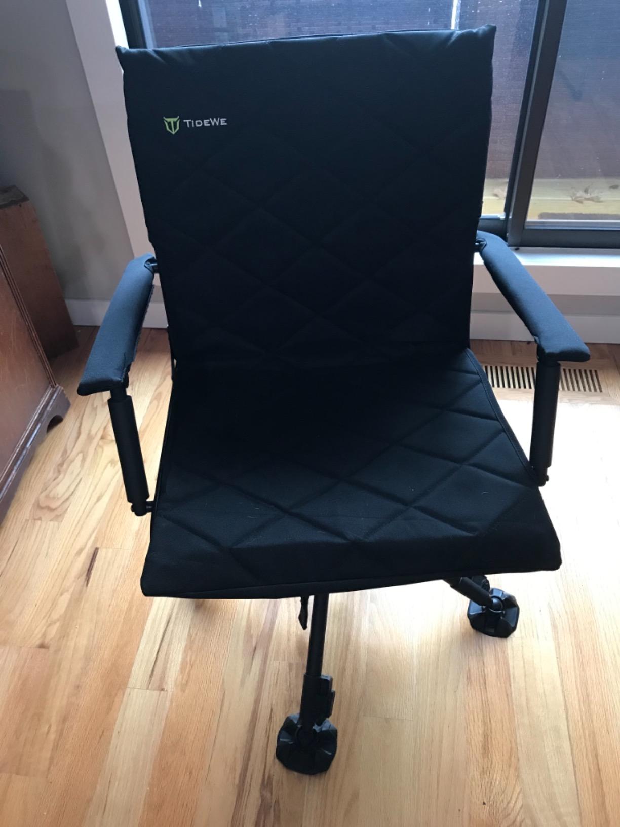 TIDEWE Hunting Chair with Seat Cover, 360° Silent Swivel Seat customer photo 1