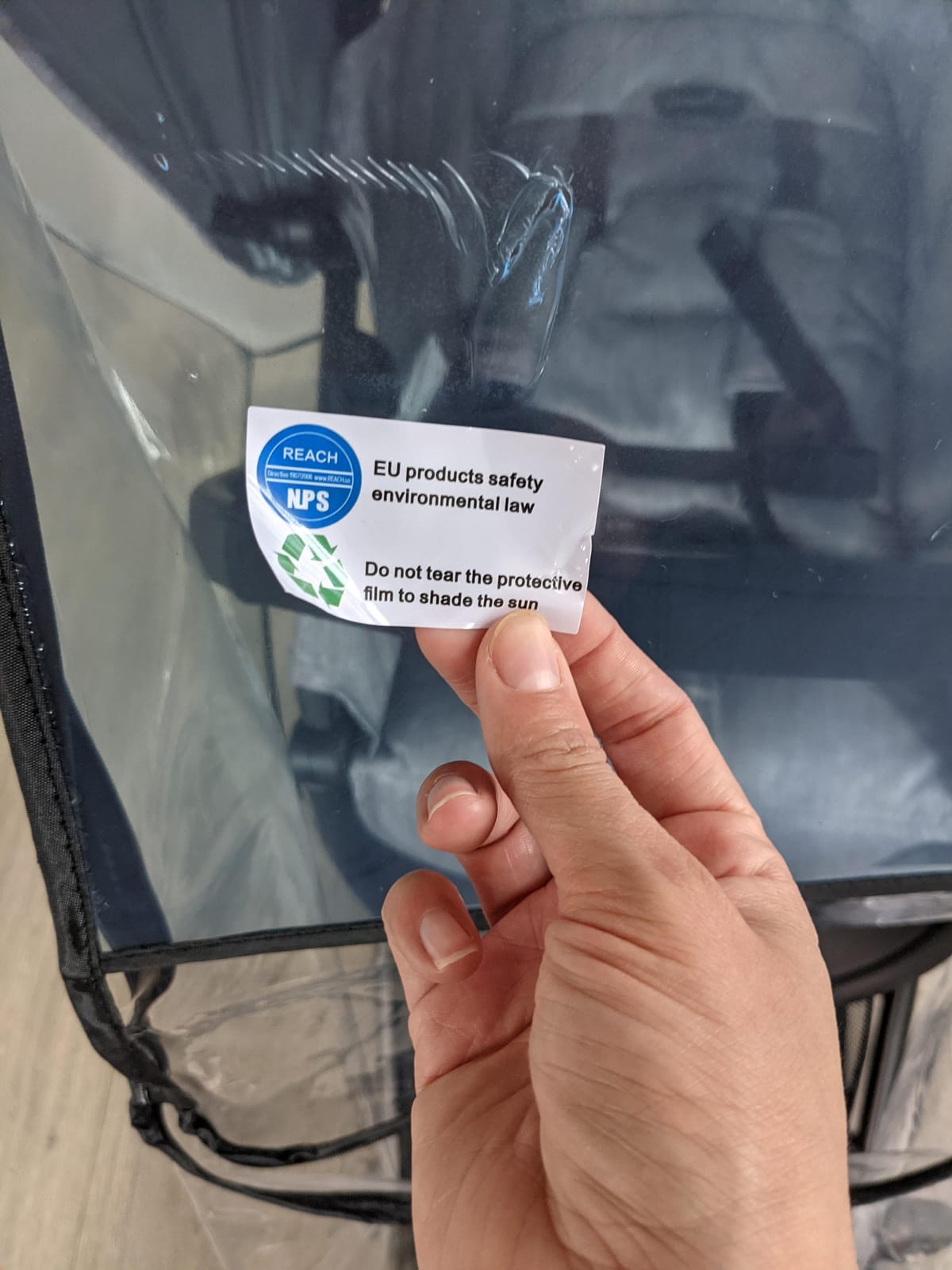 Stroller Rain Cover,Universal Stroller Accessory,Baby Travel Weather Shield customer photo 1
