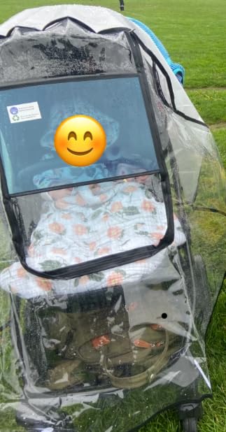 Stroller Rain Cover,Universal Stroller Accessory,Baby Travel Weather Shield customer photo 2
