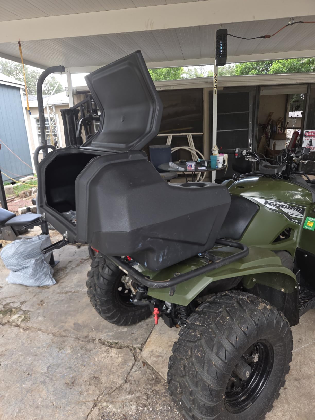 Guide Gear ATV Lounger Seat with Storage, Large Cushion, Padded Backrest, Cargo Box, Helmet Holder customer photo 1
