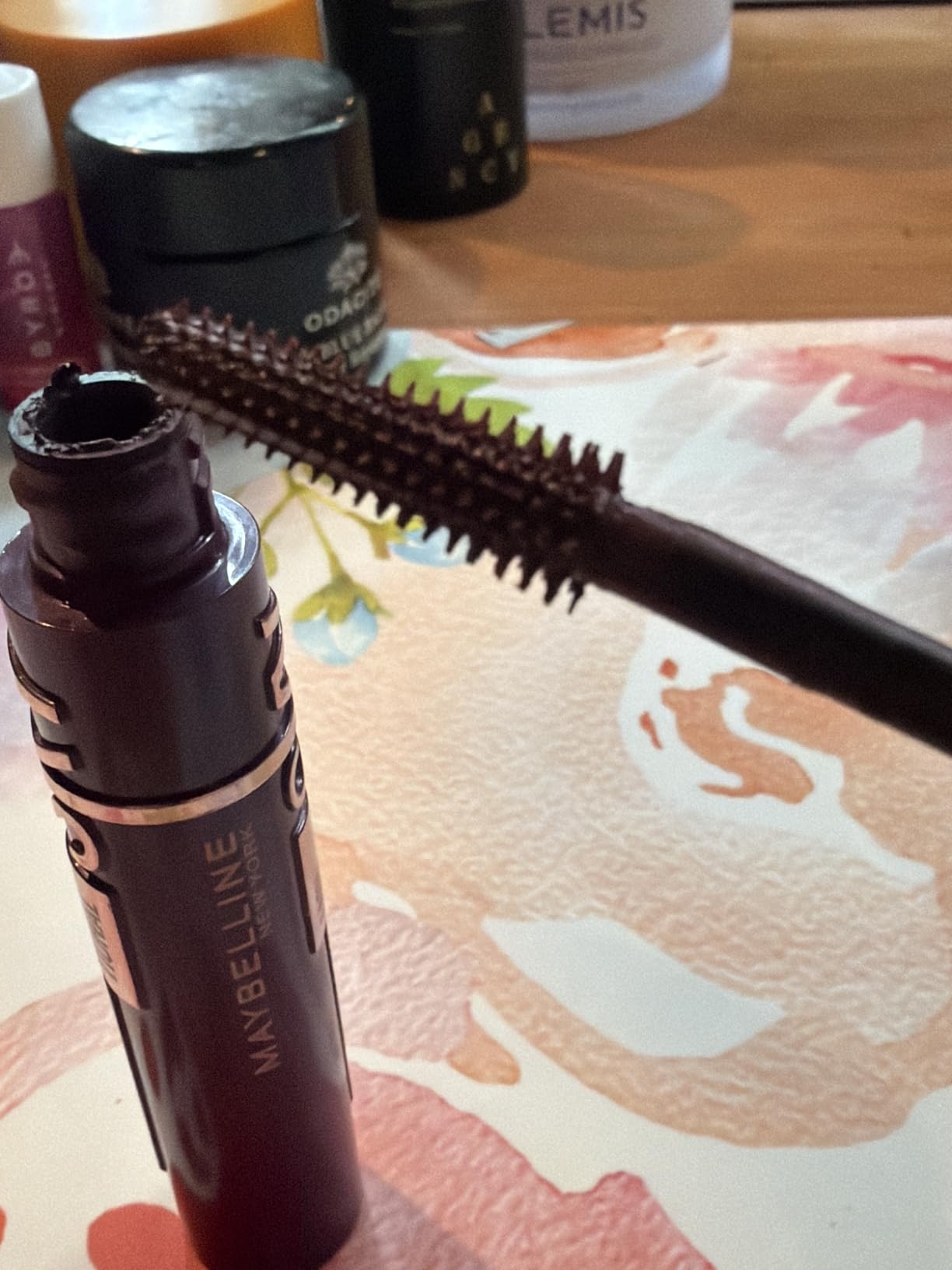 Maybelline Lash Sensational Sky High Waterproof Mascara Makeup, Volumizing, Lengthening, Defining, Curling, Multiplying, Buildable Formula, Very Black, 1 Count customer photo 2
