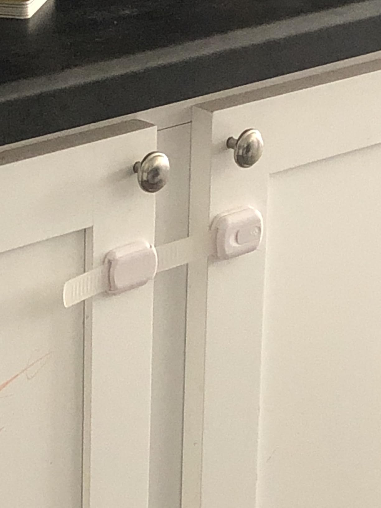 4our Kiddies 14 Pack Cabinet Locks Baby Proofing, Adjustable Drawer Lock customer photo 1