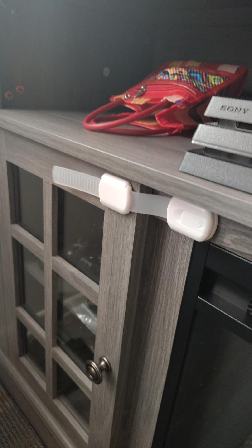 4our Kiddies 14 Pack Cabinet Locks Baby Proofing, Adjustable Drawer Lock customer photo 2
