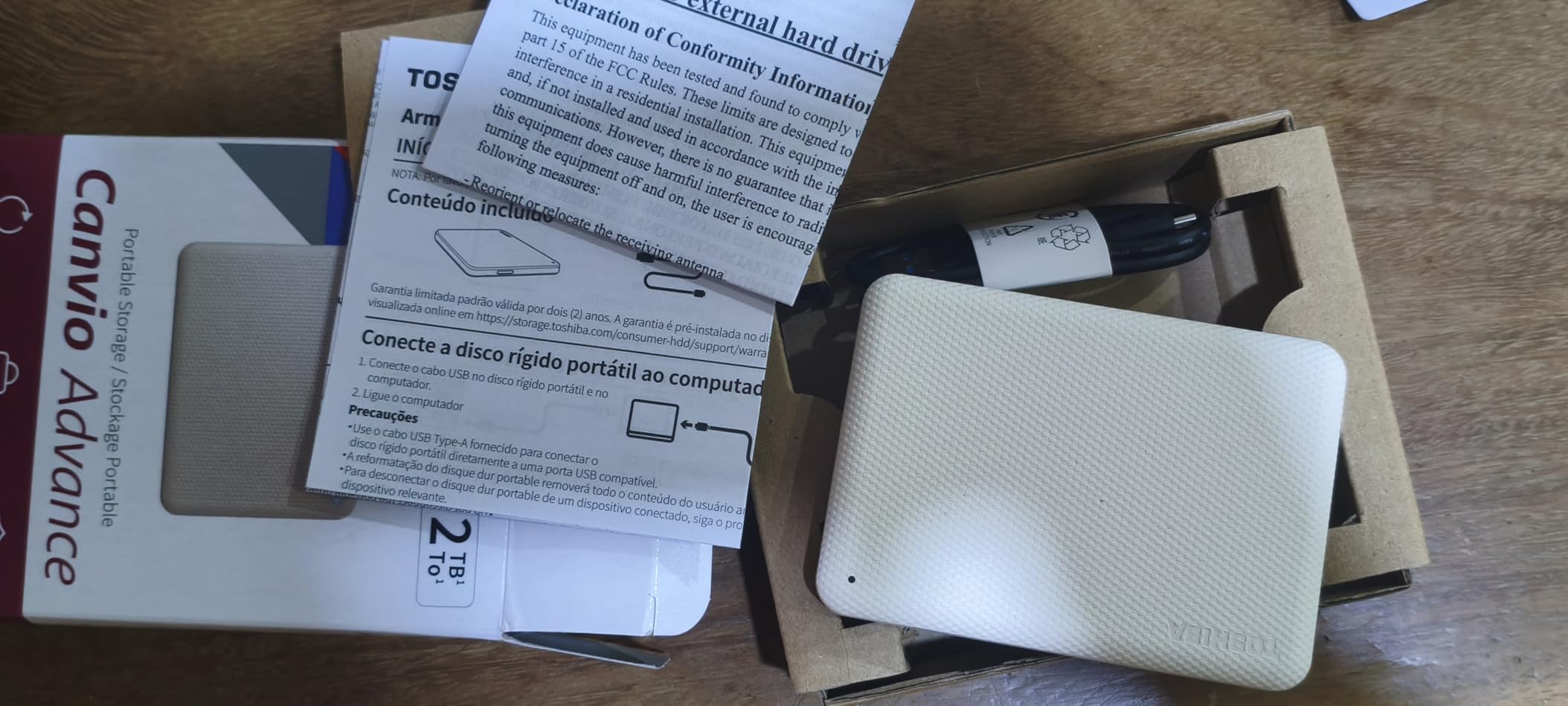Toshiba Canvio Advance 2TB customer photo 1
