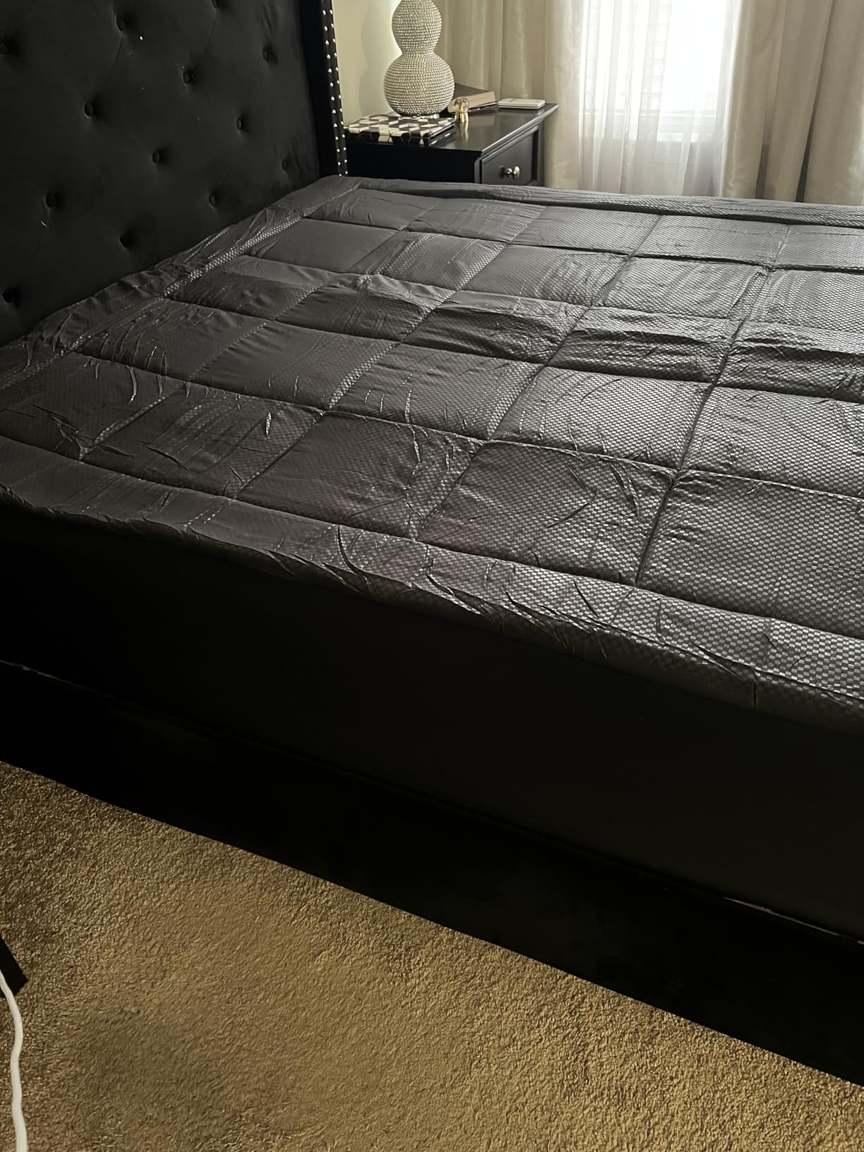 MATBEBY Queen Size Mattress Pad - Cooling Breathable Mattress Topper, Quilted Fitted Mattress Protector, Pillow Top Mattress Cover with 8-21