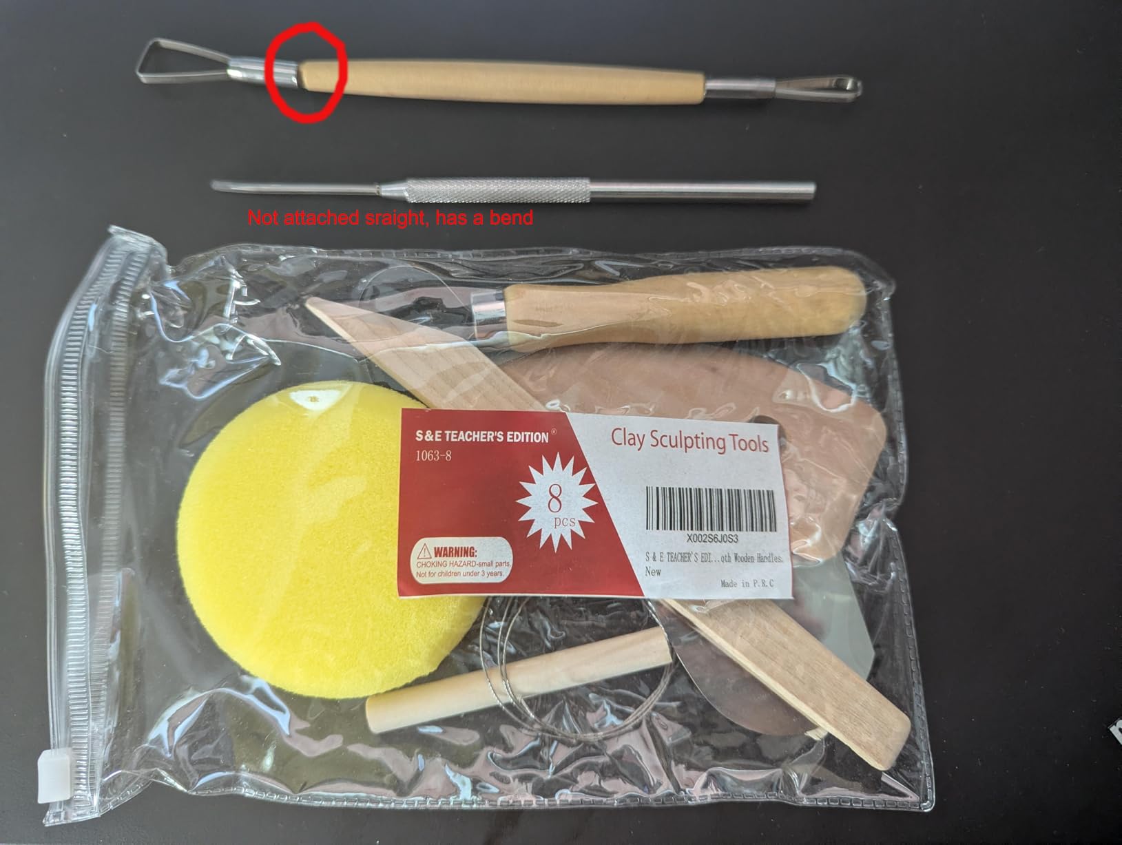 S & E TEACHER'S EDITION 8 Pcs Pottery & Clay Sculpting Tools customer photo 2