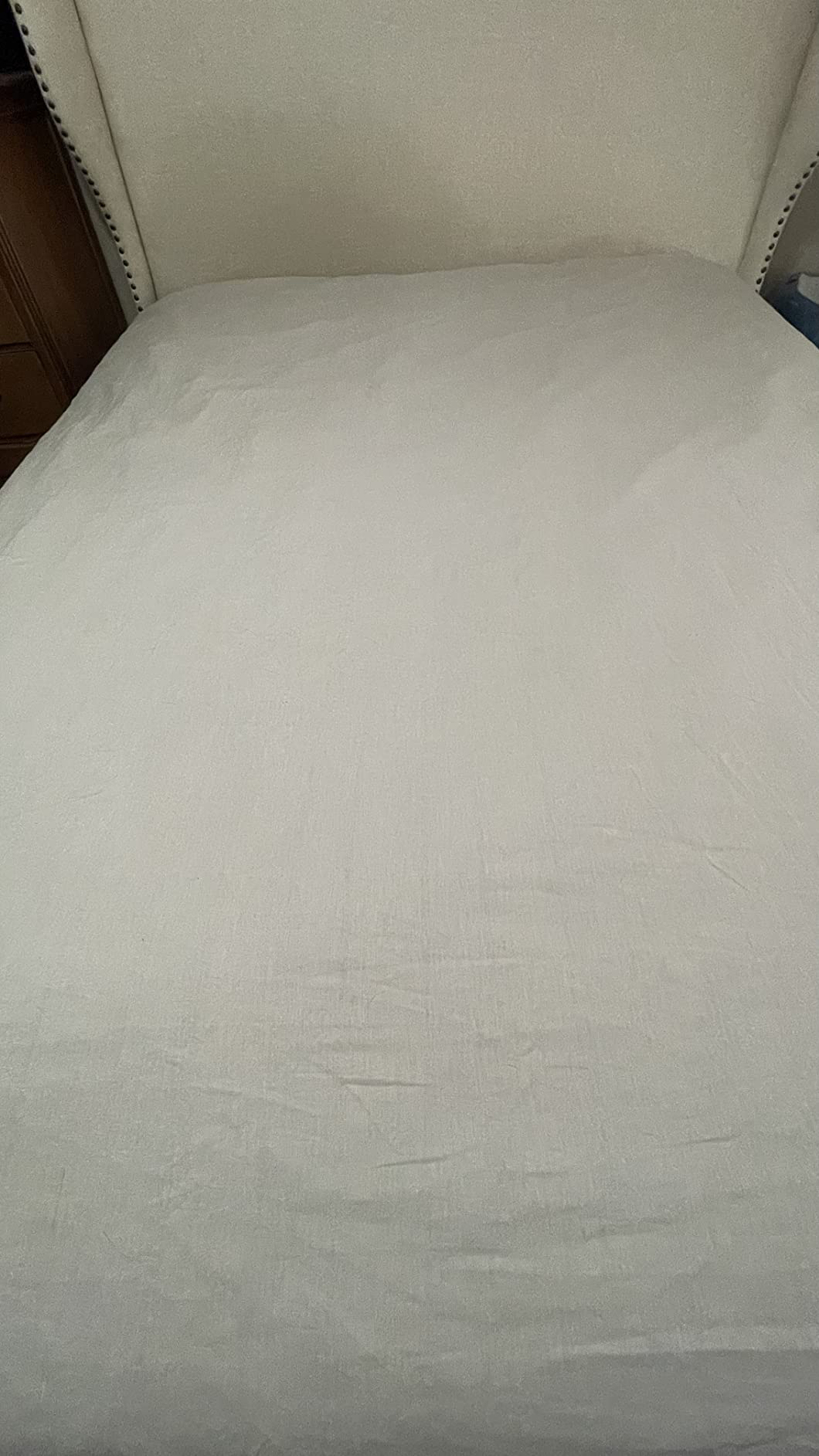 Ivellow Pure Linen Duvet Cover Queen Size, 100% Washed French Flax 3 Pieces customer photo 1