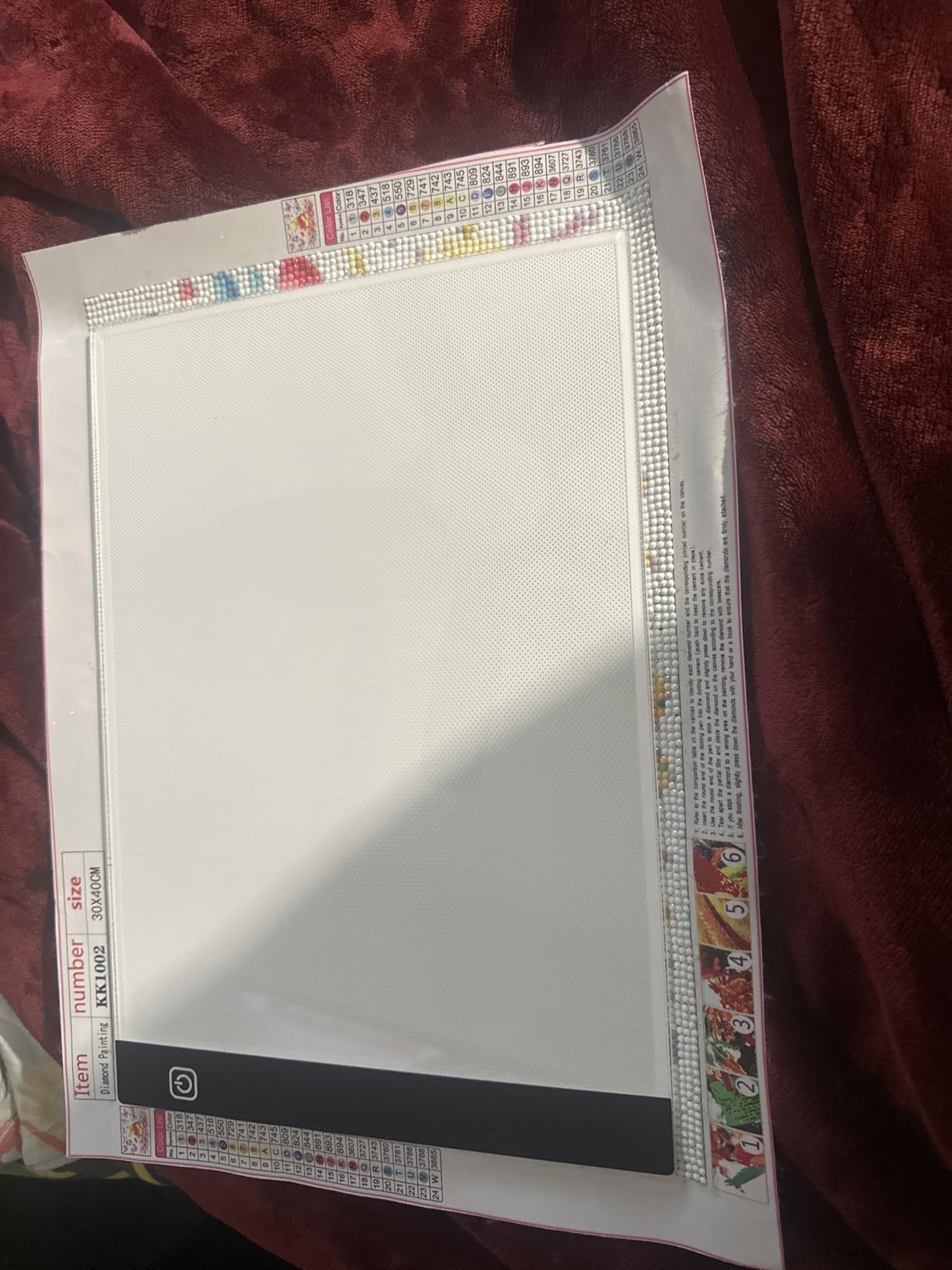 Ratukall A4 LED Light Pad for Diamond Art, USB Powered Light Board Kit customer photo 2
