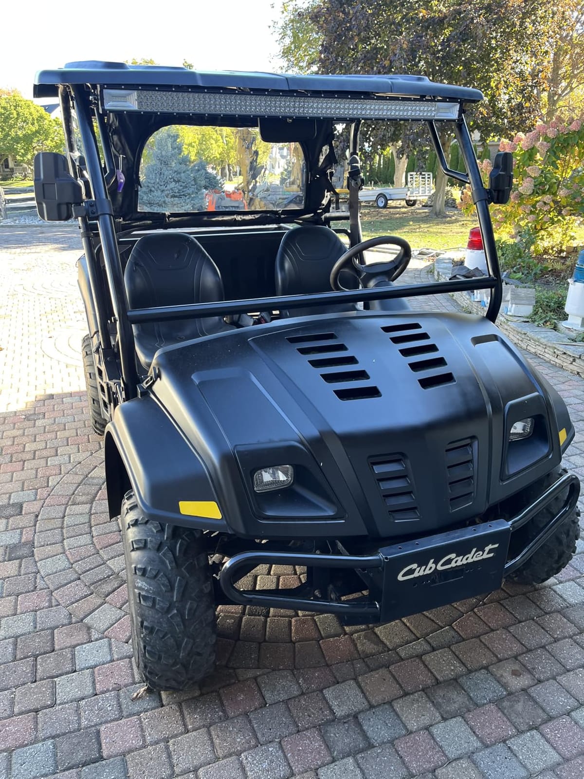 HECASA Universal Hard Top Roof Compatible with JD Gator 625 825i/Kawasaki MULE 4010/Bobcat 3400/Yamaha Rhino/Kawasaki Teryx/Full Size Polaris Ranger New Black customer photo 2
