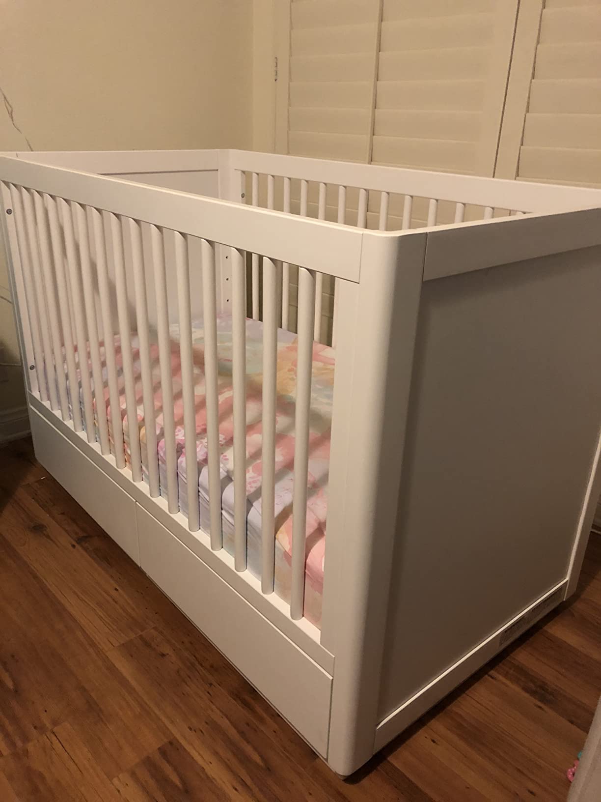 babyletto Bento 3-in-1 Convertible Storage Crib, White customer photo 1