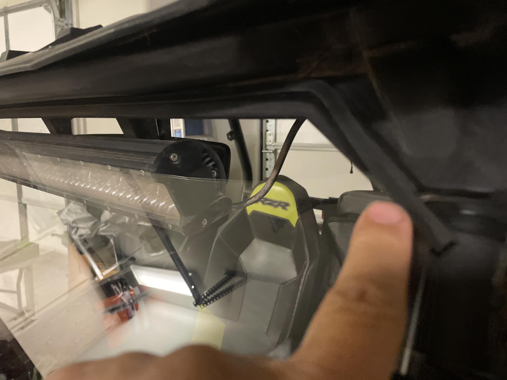 KEMIMOTO Front Windshield Compatible with 2014-2018 Polaris RZR XP 1000 / XP Turbo / 2015-2019 RZR 900 1000 Full Windshield Scratch Resistant Clear Transparent Hard-coated PC Window customer photo 1