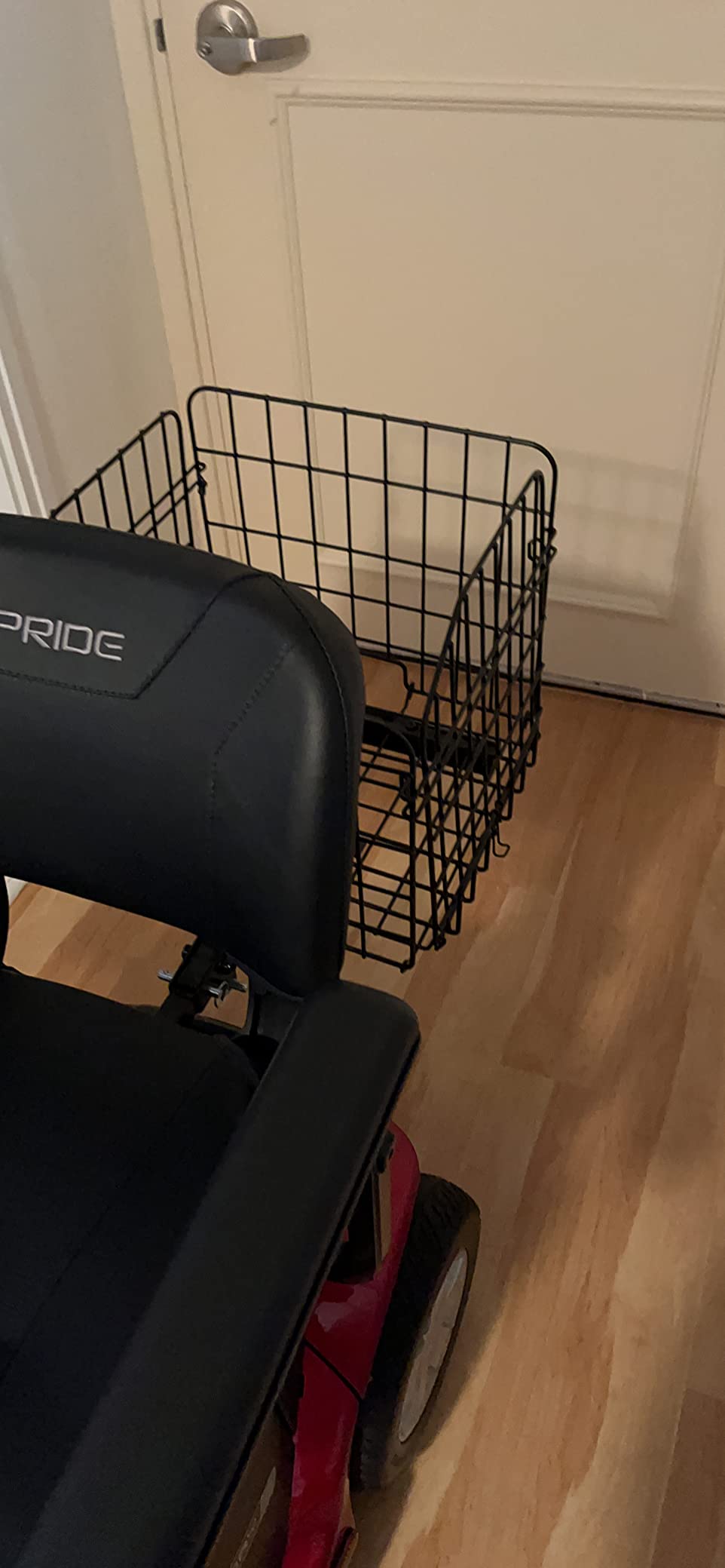 Foldable Folding Scooter Rear Basket for Golden & Pride Mobility Scooters & Powerchairs (Only Works with Scooters & Power Chairs Equipped with 1