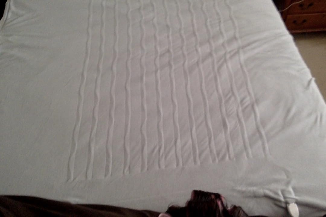Serta Heated Electric Throw - Reversible Fleece Heating Blanket,Smoke Grey customer photo 2
