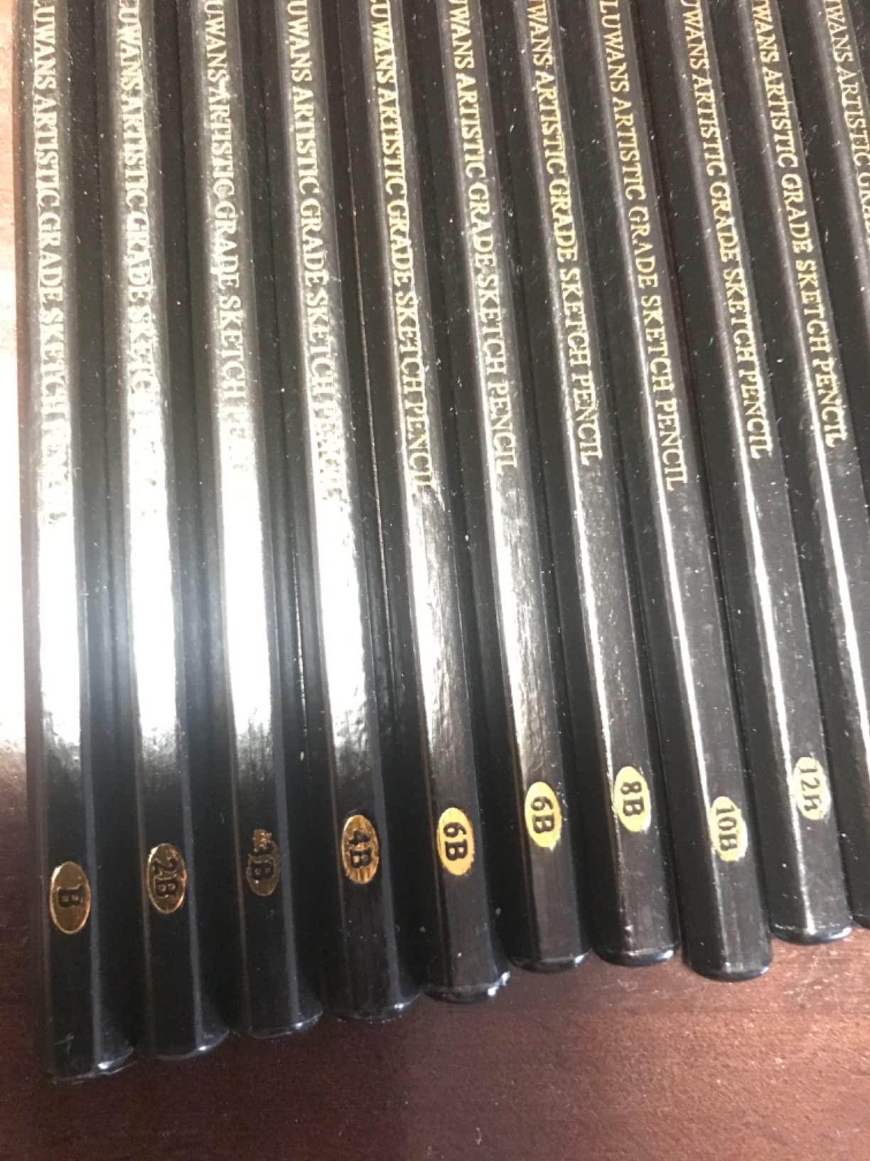 Luwans Drawing Pencils Set of 14 (B - 12B) Sketch Pencils for Drawing - Art Pencils for Shading, Sketching & Doodling | Professional Graphite Pencil for Artists & Beginners customer photo 1