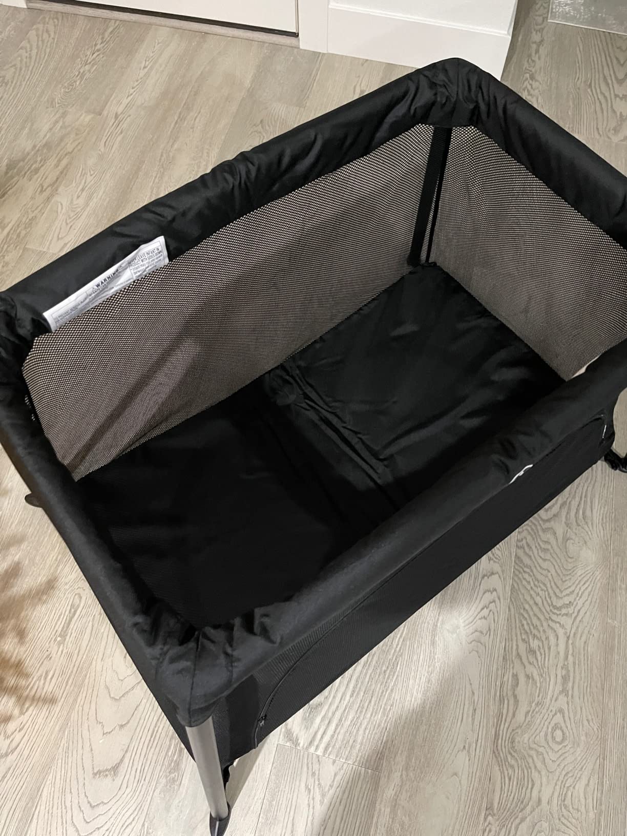 Dream On Me Travel Light Playard, Zipper Access Door, Travel Bag, Black customer photo 2