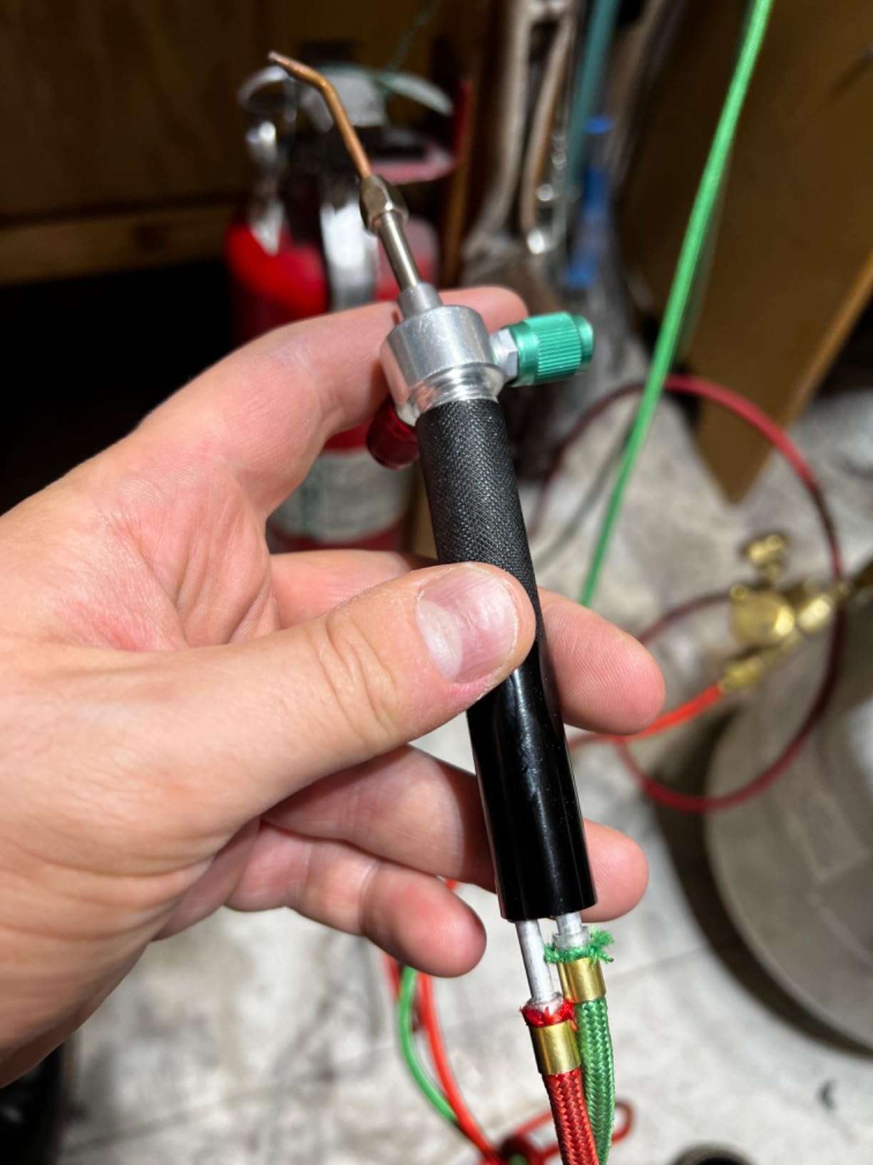 Mini Oxygen Torch Kit, Micro Oxygen Acetylene/Butane Gas Welding Torch with 5pc Tips for Jewelry Repair customer photo 2