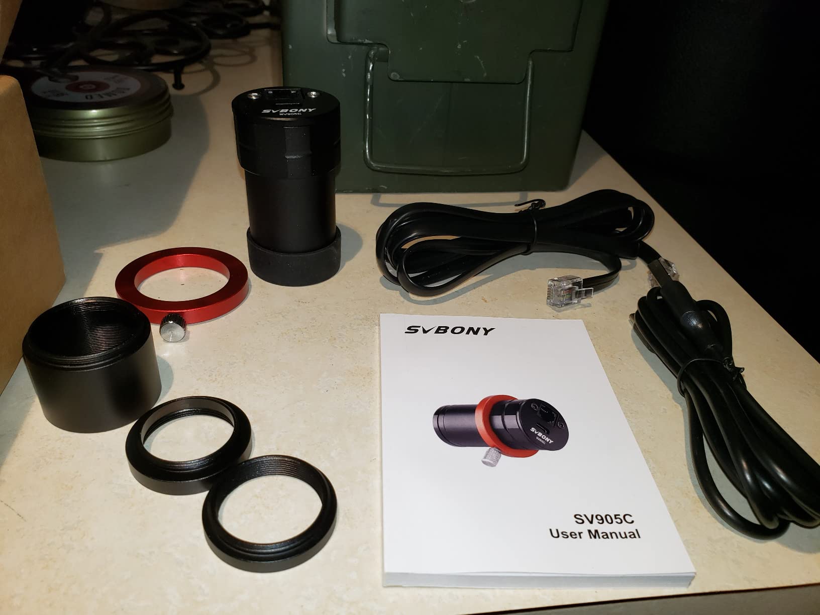 SVBONY SV905C Guide Camera Telescope Eyepiece, 1.23MP CMOS Sensor, 1.25Inch customer photo 1