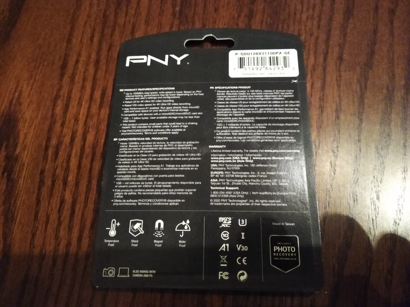 PNY 512GB Premier-X C10 U3 V30 A1 microSDXC Flash Memory Card, UHS-I customer photo 2