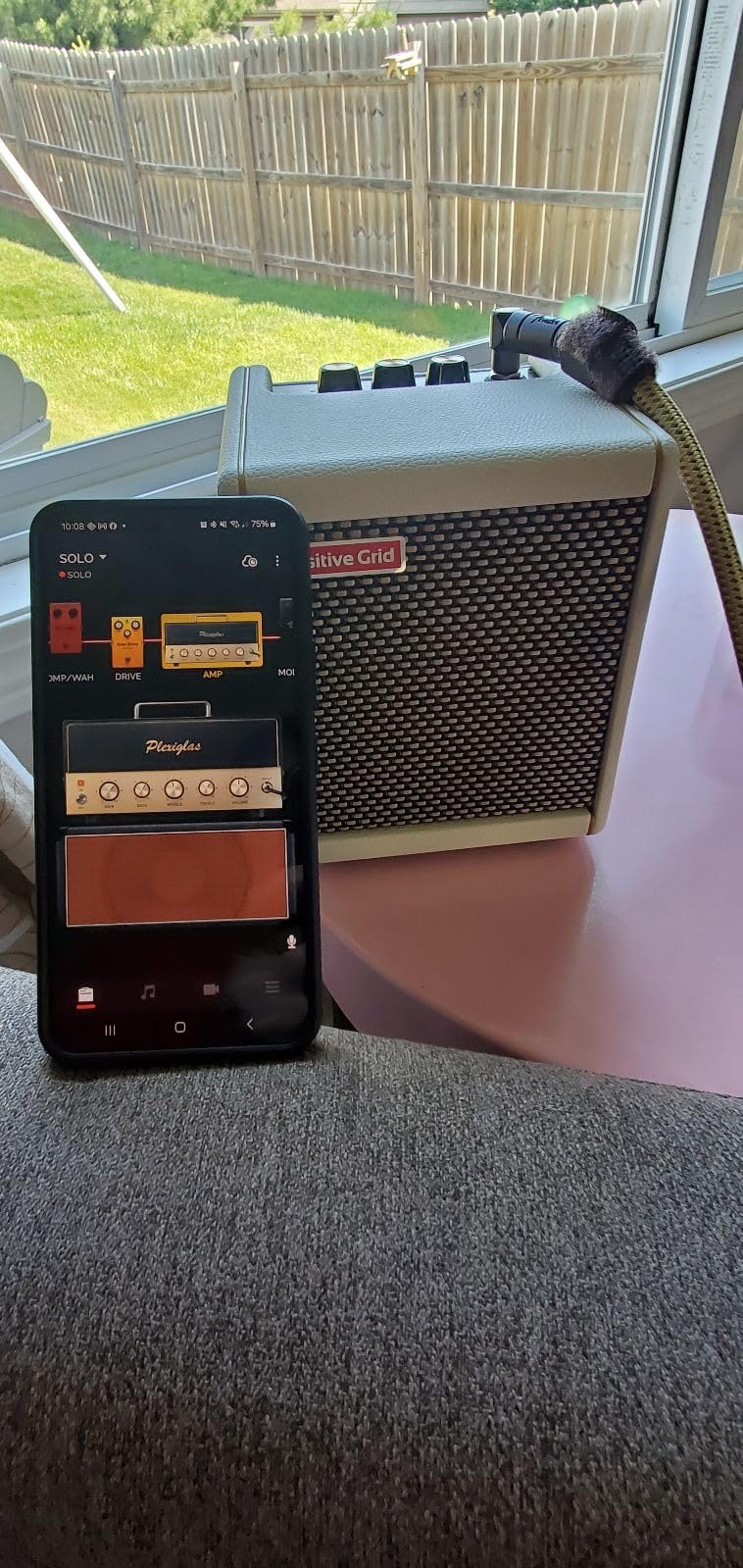 Positive Grid Spark MINI 10W Portable Smart Guitar Amp & Speaker (Pearl) customer photo 2