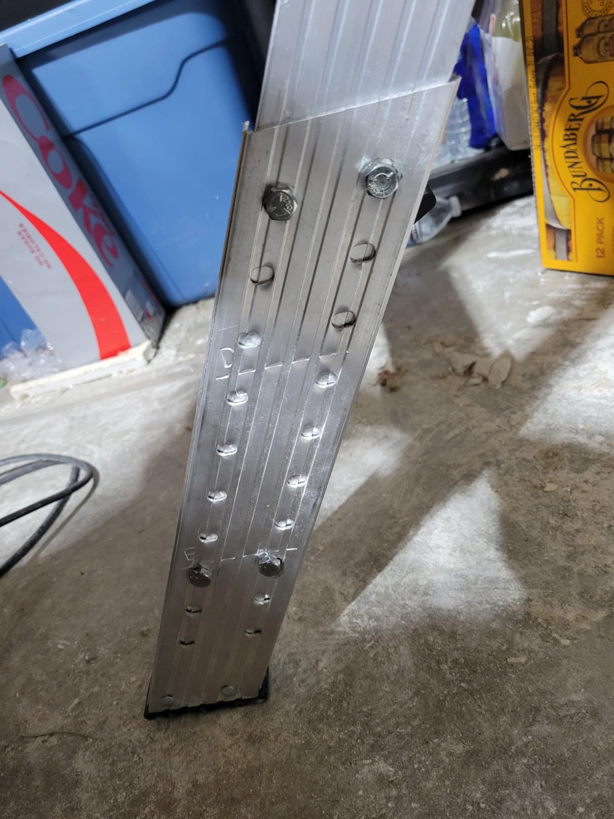 LITE 10 ft Aluminum Attic Ladder, 54 x 22.5 in, Type IAA, 375 lbs customer photo 1
