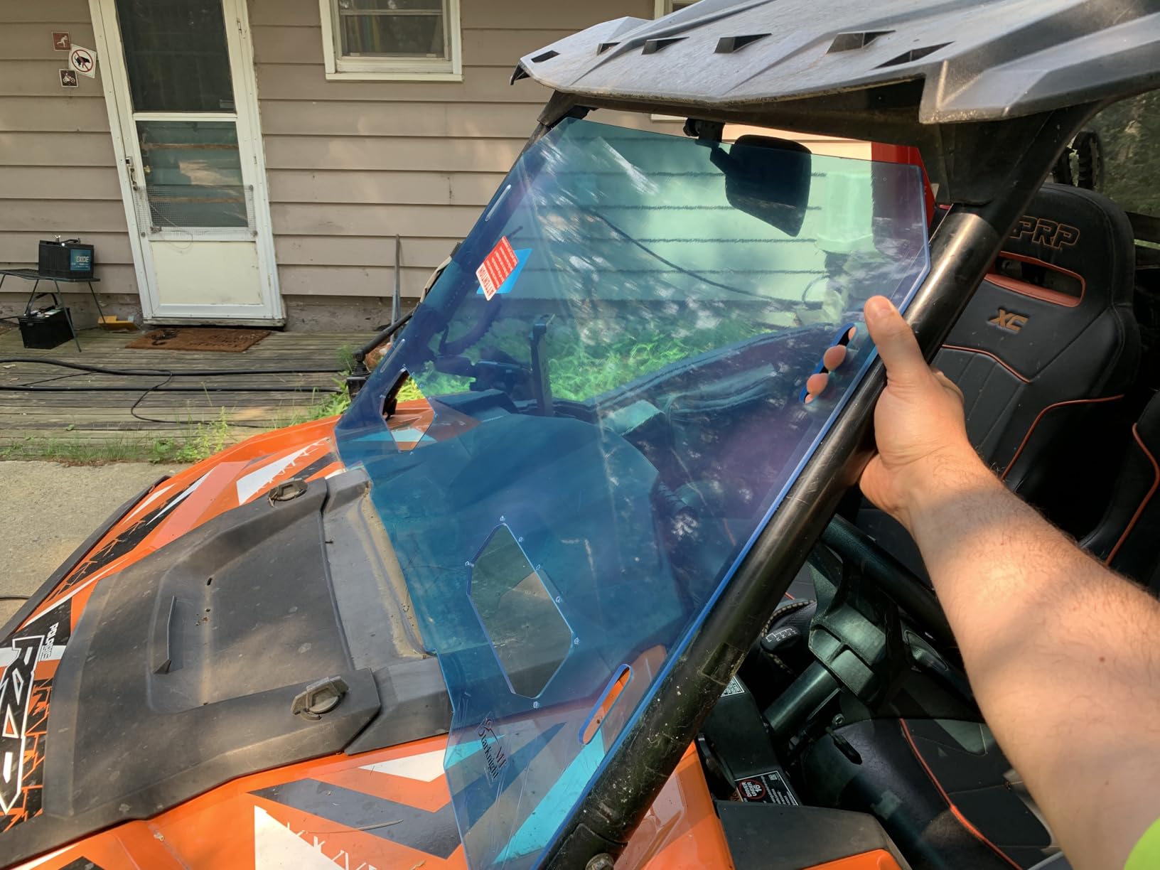 StarknightMT 14-18 RZR 900, XP 1000 UTV Full Windshield Scratch Resistant customer photo 1