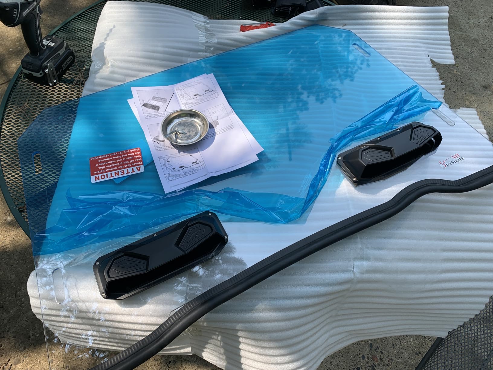 StarknightMT 14-18 RZR 900, XP 1000 UTV Full Windshield Scratch Resistant customer photo 2