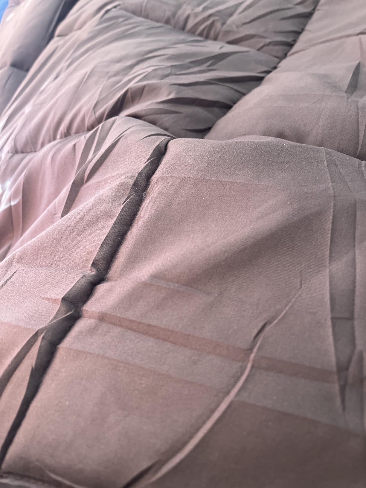 HYLEORY All Season Queen Size Bed Comforter - Cooling Down Alternative Quilted Duvet Insert with Corner Tabs - Winter Warm - Machine Washable - Light Grey customer photo 1