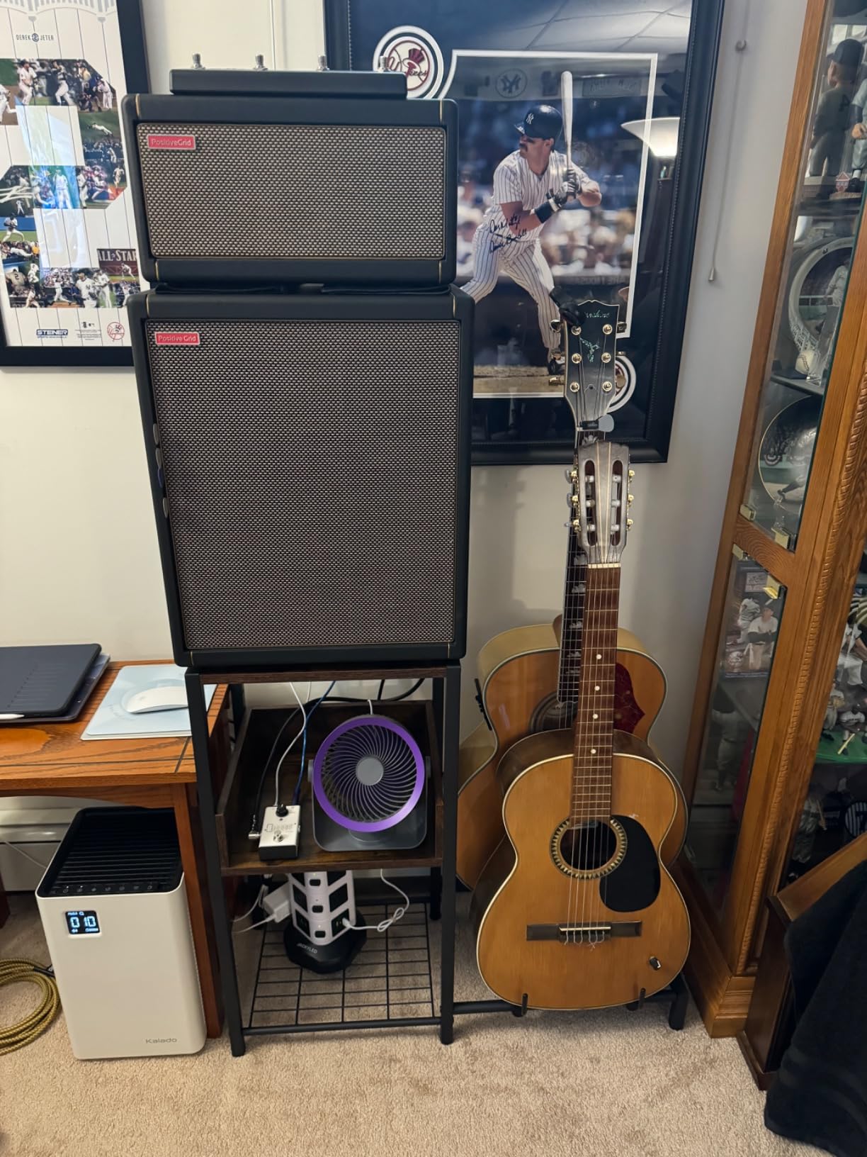 Bikoney Guitar Stand Floor for Multiple Guitars with Amp Stand customer photo 1