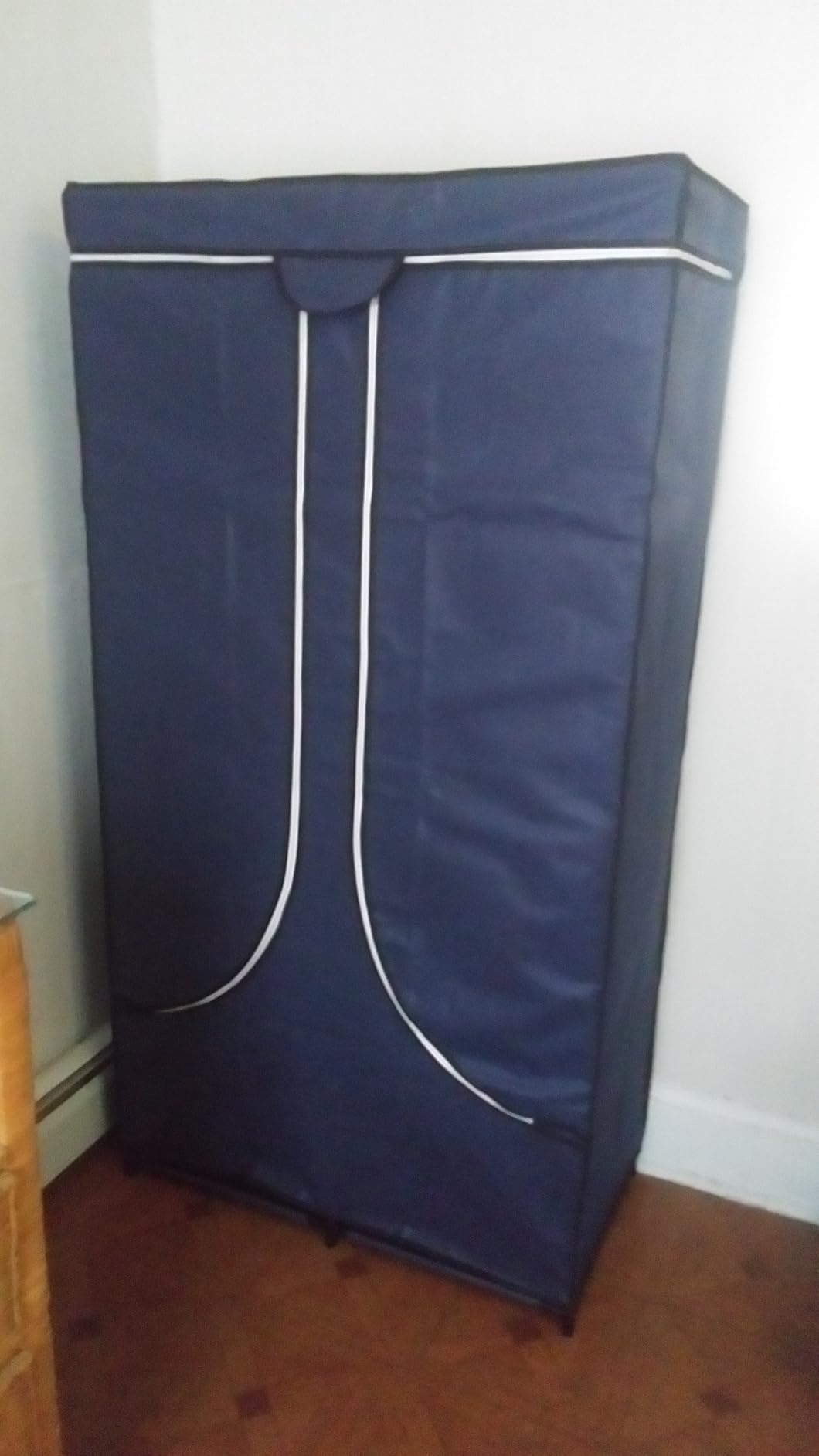 SORCEDAS Wardrobe Closet with Hanging Rods and Shelves for Clothes Storage customer photo 2