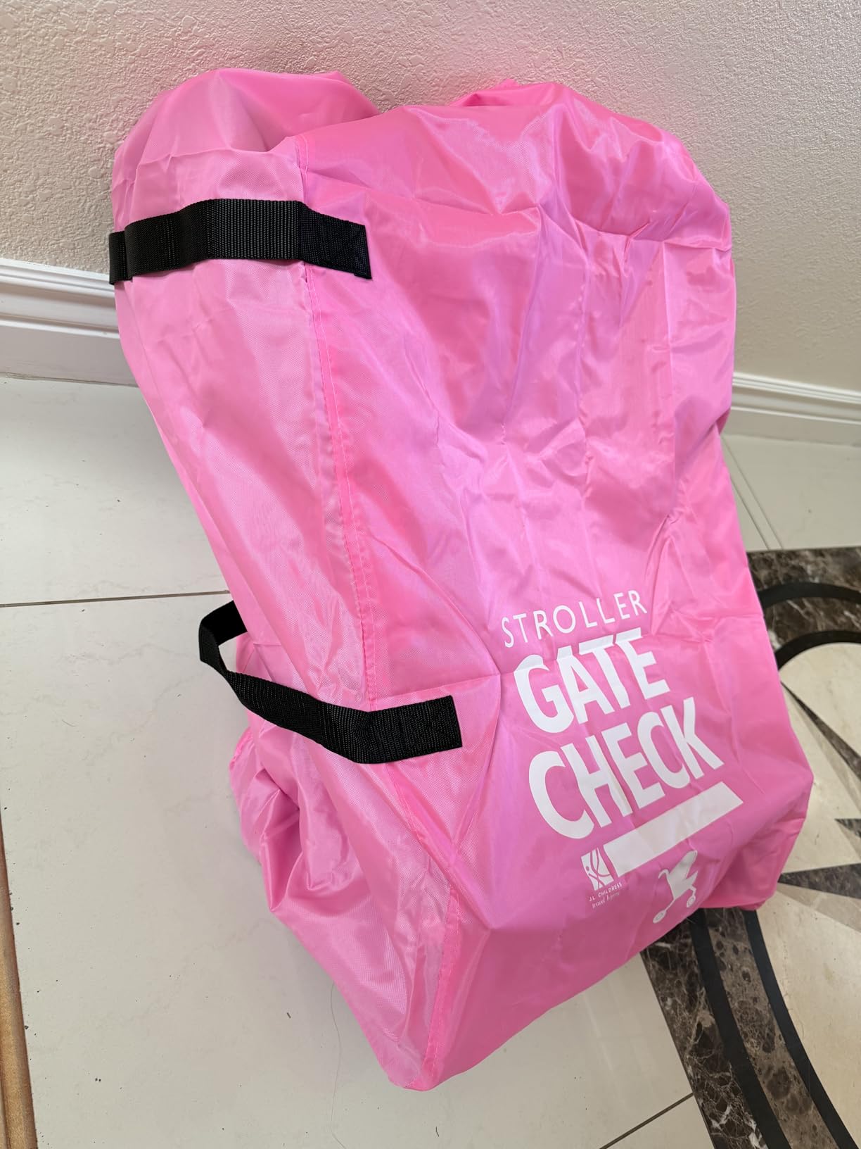 J.L. Childress Gate Check Travel Bag for Single & Double Strollers, Black customer photo 1