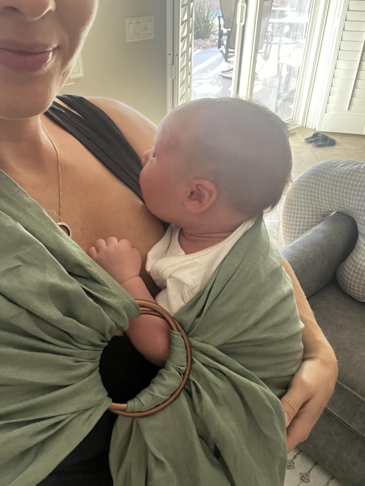 WildBird - Ring Sling Baby Carrier - 0-36 Months (up to 35 lbs) - Standard (74