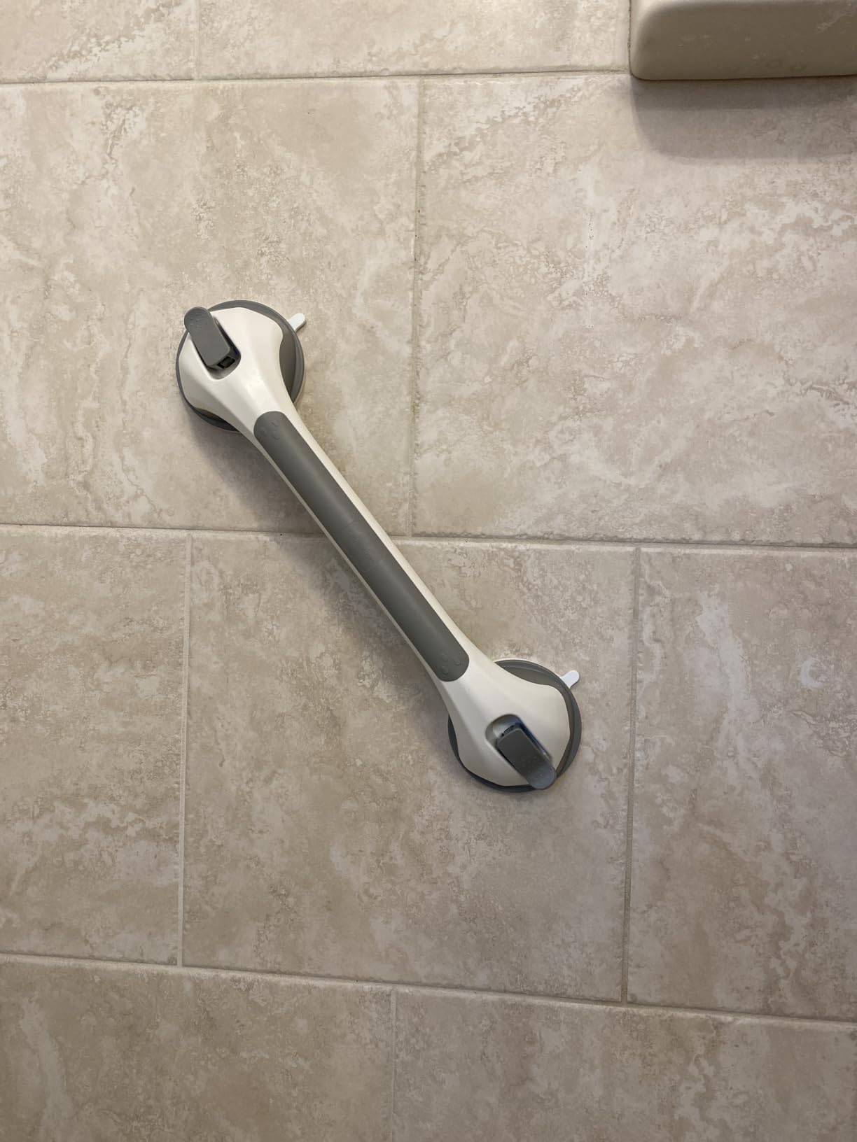 LEVERLOC Grab Bars for Shower,Suction Shower Handles,2 Pack,16.8