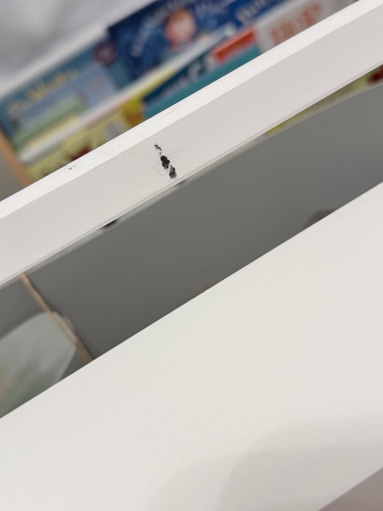 Fixwal Floating Nursery Book Shelves for Wall, 16.5 Inches, Set of 3, White customer photo 1