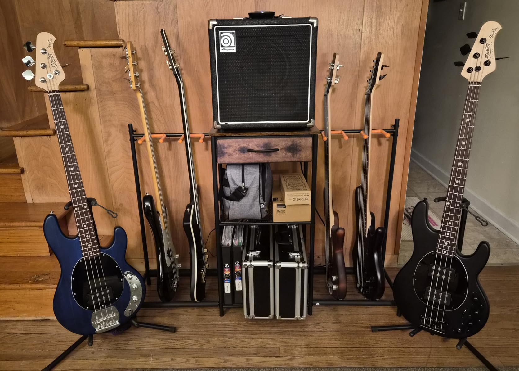 4 Tier Adjustable Multi Electric Guitar Stand for Home Music Studio customer photo 1