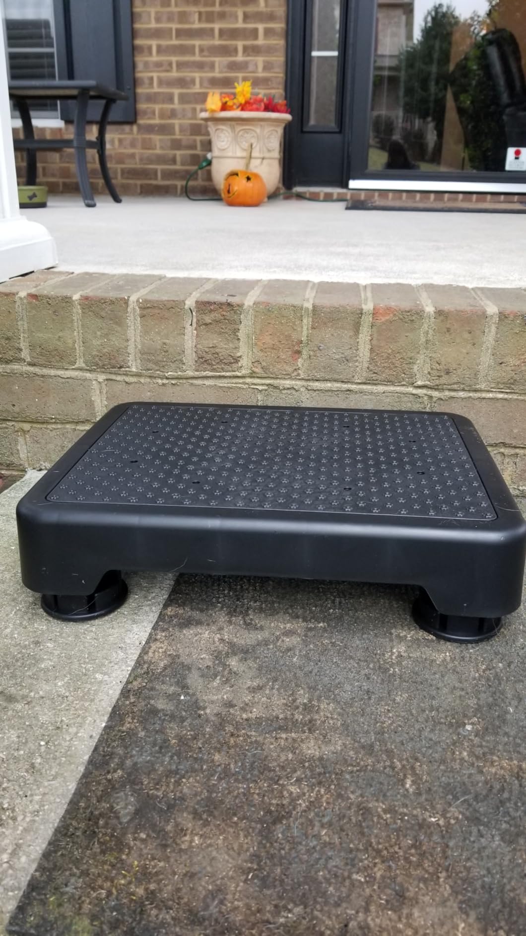 SOYO Mobility One Step Stool Platform for Adults & Elderly, White-Gray customer photo 1